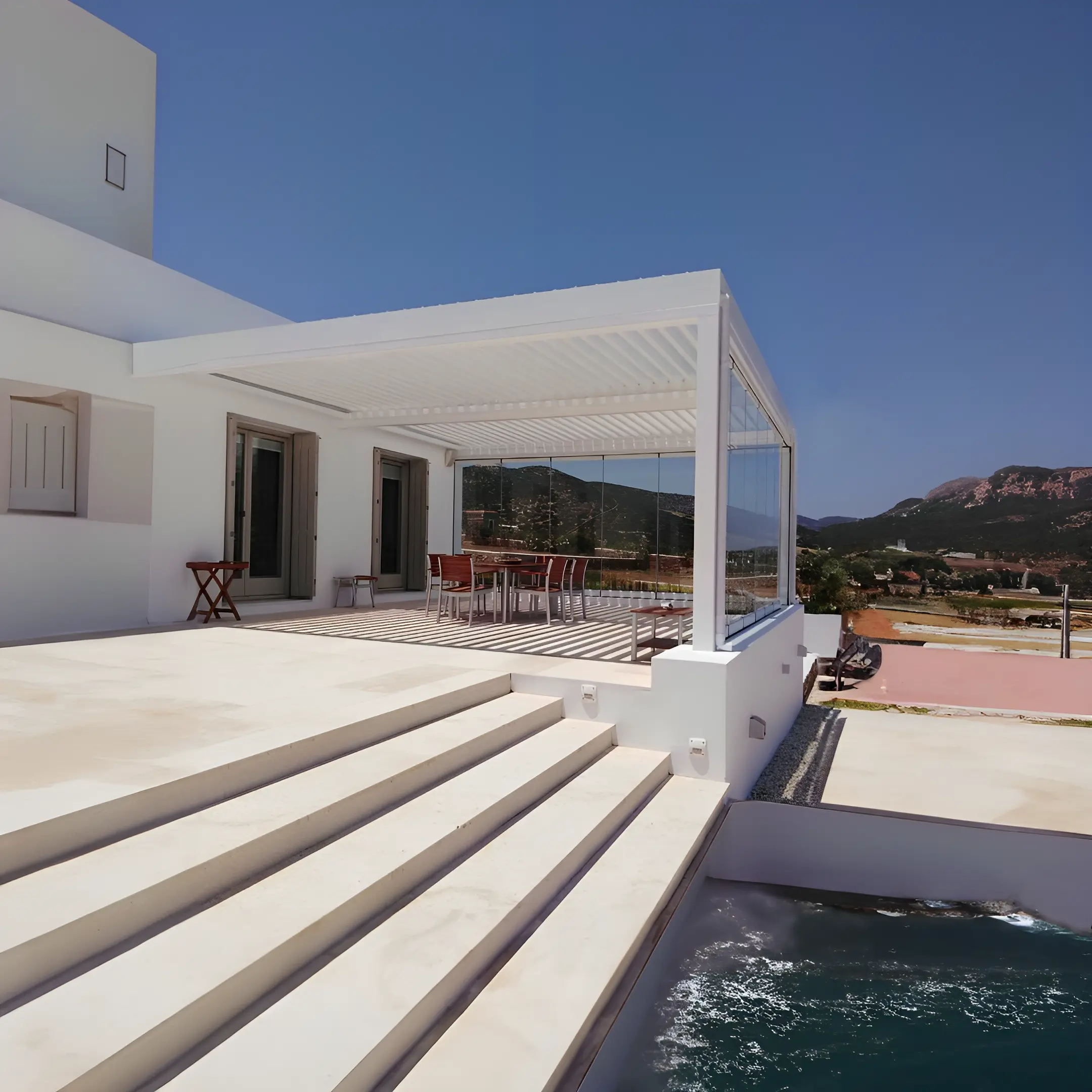 Bioklimatik Pergola Montajı